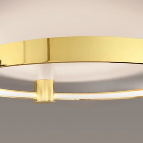 Sollux Stropné svietidlo RIO 78 leštená zlatá LED 3000K