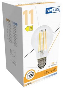 Anlux LED žiarovka E27 - 11W - 1540lm - teplá biela