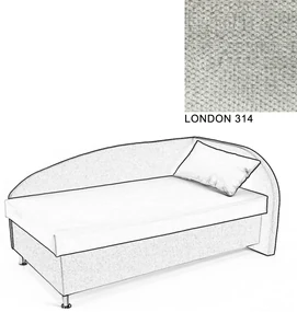 AVA NAVI, PRAVÁ 120x200 Varianta: LONDON 314