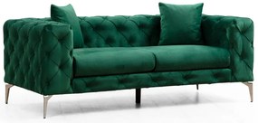 Dvoumístná pohovka Como 197 cm zelená