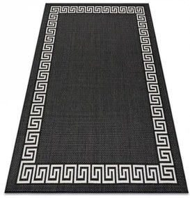 Koberec FLAT SISAL 49373690 Grécky čierno / krémový