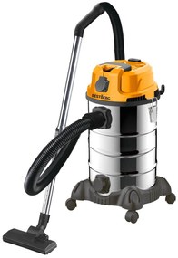 Priemyselný samočistiaci vysávač 4v1 BestBerg BBVC-30 / 750 W / 30 l / nerezová oceľ/oranžová