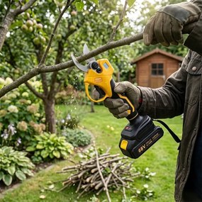 Akumulátorové záhradné nožnice HAYAMI HA-1040 + kufrík + 2 batérie