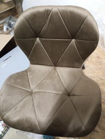AKCIA Svetlohnedé kancelárske kreslo AVOLA VELVET II. akosť