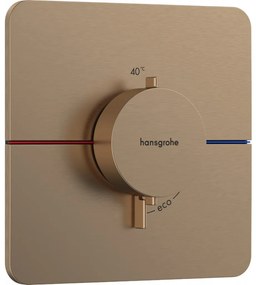 Hansgrohe ShowerSelect Comfort Q - Termostat pod omietku, kartáčovaný bronz 15588140