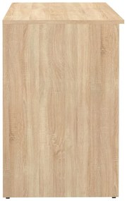 Pracovný stôl s doskou v dubovom dekore 50x115 cm Oxford – TemaHome