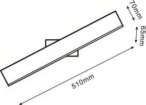 LED Nástenné svietidlo BERNADETTA LED/10W/230V 4000K čierna