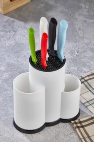 Kuchyňský organizér MODERN KITCHEN LILY na kuchyňské náčiní bílý