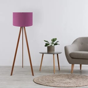 Stojacia lampa AYD 1xE27/40W/230V fialová/hnedá