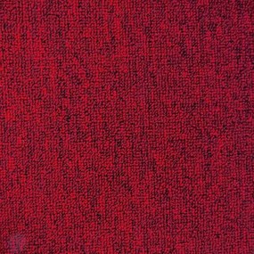 Ideal, Koberec metráž Efekt 5180, na mieru, šíře 5m, červená, filc, chodba / predsieň