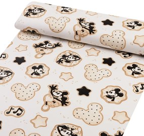 Biante Detské bavlnené posteľné obliečky do postieľky Sandra SA-642 Veselý myšiak Miky Do postieľky 90x140 a 40x60 cm