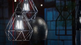 Toolight - LED žiarovka neutrálna biela E27 230V 4,5W, dymové sklo, OSW-01128