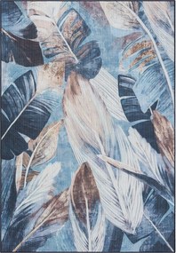 My Flair, Kusový koberec Isak CA30020 blau – na von aj na doma, 160x230, viacfarebná, chodba / predsieň