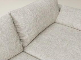 Béžová ženilková rozkladacia/s úložným priestorom rohová pohovka (ľavý roh/s leňoškou) Leon – Maison de Rêve