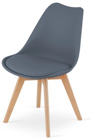 Dekorstudio Dizajnová stolička ENZO 007 tmavo sivá Počet stoličiek: 2ks