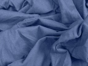 Jersey plachta s lycrou modrá 90 x 200 cm