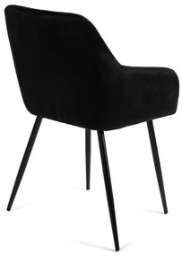Noela Zamatová jedálenská stolička SIENA čierna