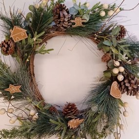 DECOLED Sada ozdôb, 30 x 13 x 1 cm, drevené