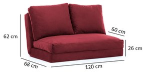 Pohovka futon Tilda (Gaštanová). Vlastná spoľahlivá doprava až k Vám domov. 1072568