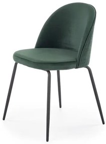 Tmavozelená stolička DELI 314