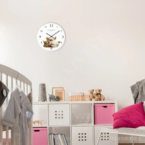 Dekorstudio Detské hodiny na stenu s mačičkou