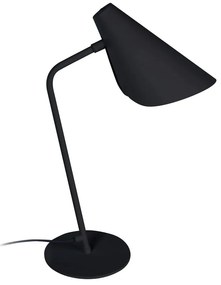 Čierna stolová lampa SULION Lisboa, výška 45 cm