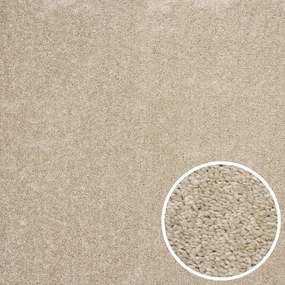 ITC, Metrážny koberec Feliz 034, na mieru, šíře 4m, béžová, filc, detská izba