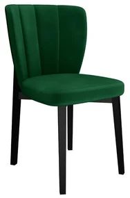 Moderná čalúnená stolička ST106, Farby: čierna, Potah: Magic Velvet 2225