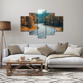 Obraz - Kľukatá cesta (150x105 cm)