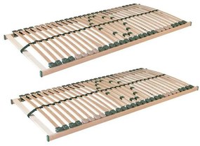 ECOMATRACE PEVNÝ LAMELOVÝ ROŠT PORTOFLEX 1+1 Rozmery 90x200