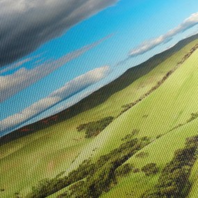 Obraz - Zelená krajina s pahorkami (90x60 cm)