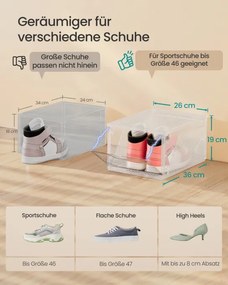 Úložné boxy LSP806WH01 (6 ks)