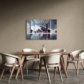 Obraz - 3D priestor s guľami II. (90x60 cm)