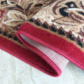 Kvalitný červený vintage koberec do obývačky