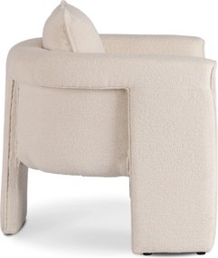 Designové křeslo Gala krémové