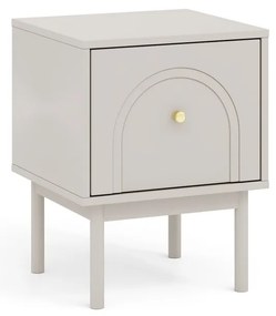 Nočný stolík Mazoma 41 cm kašmír/zlatý