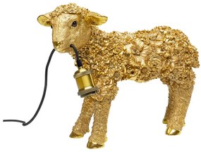 Animal Flower Sheep stolová lampa zlatá 36 cm