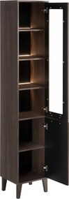 Koupelnová sestava Dorothy River se skříňkami, deskou a umyvadly 120 cm dub ristretto