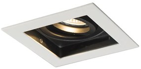 Inteligentné zapustené bodové svietidlo biele vrátane WiFi GU10 nastaviteľné - Carree