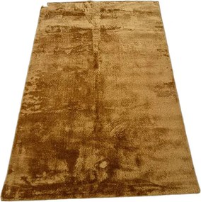 Huňatý zlatý koberec Plush Deluxe – vysoký vlas 30 mm Rozmer: 70x130 cm