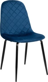 Čalúnená designová stolička ForChair III modrá