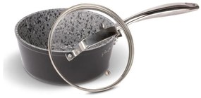 Lamart - Granitová rajnica s pokrievkou 16 cm čierna/šedá/nerez