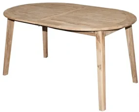 Doppler TECTONA - záhradný drevený rozkladací teakový stôl 150/200 x 95 x 75 cm