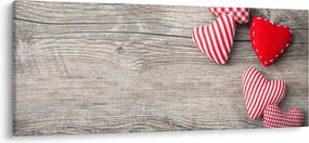 Obraz - Srdiečka (120x50 cm)