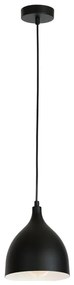 Luster na lanku NOAK 1xE27/15W/230V čierna