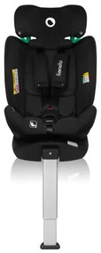 Lionelo - Otočná autosedačka s bázou BRAAM AIR i-Size 40-150 cm, čierny karbón