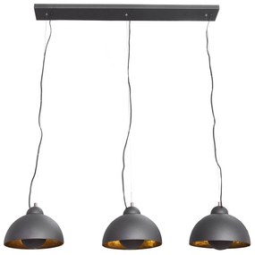 Dizajnová závesná lampa STAGE 3 čierna/zlatá
