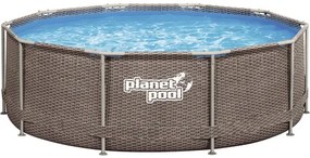 Nadzemný bazén Planet Pool Frame s rámovou konštrukciou 305x91 cm ratan