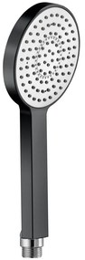 KEUCO Edition 11 ručná sprcha 1jet, priemer 120 mm, chróm čierny kartáčovaný, 51180130300
