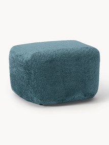 Taburetka z plyšového buklé Wolke